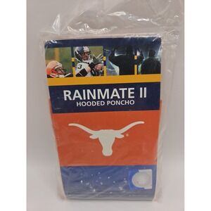 University of Texas Longhorns RAINMATE II Adult Hooded Rain Poncho Orange
